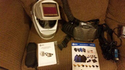 Welding ppe, auto darkining welding hood with( papr) lot. for sale