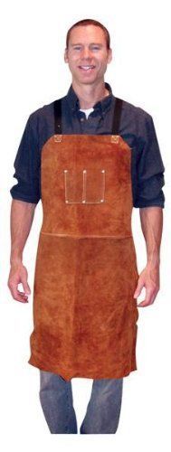 3836 Bib Apron Leather 24X36Dark Brown Brand New!