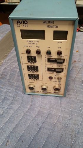 AVIO Welding Monitor QC-432- No Reserve