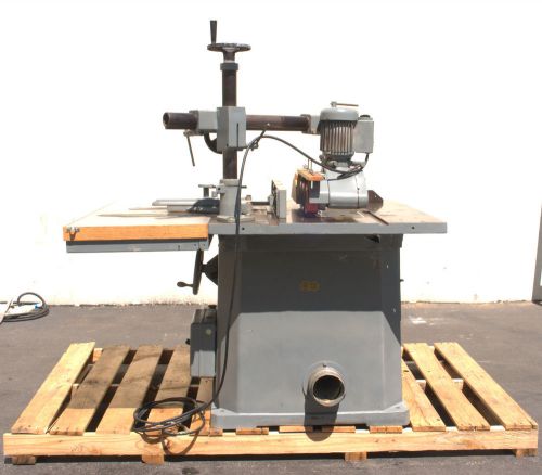 Northfield no. 4 table saw w/europa v8 powerfeeder  (woodworking machinery) for sale