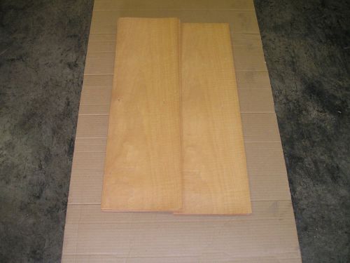 Fiddleback Anegre Veneer. 8.5 x 29.5, 21 Sheets.