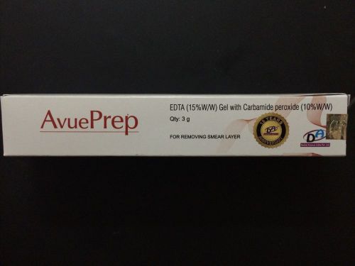 10 Packs of Avueprep EDTA Gel with Carbamide Peroxide10% w/w