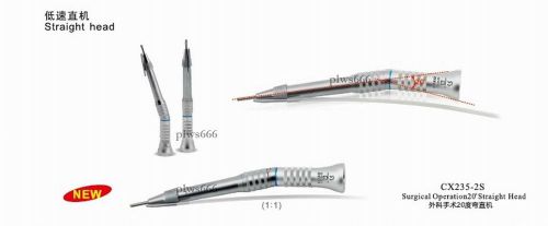 5*COXO Dantal Surgical Operation 20 Degree 1:1 Straight Head Handepiece CX235-2S