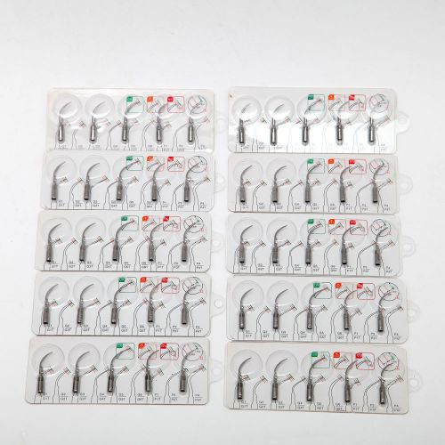 50pc dental ultrasonic piezo scaler scaling tips g1 fit ems woodpecker handpiece for sale