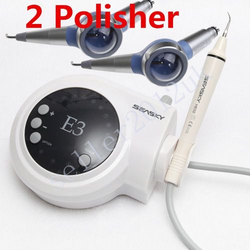 Dental Ultrasonic Piezo Scaler Handpiece Fit EMS Woodpecker + 2 Air Polisher 4H