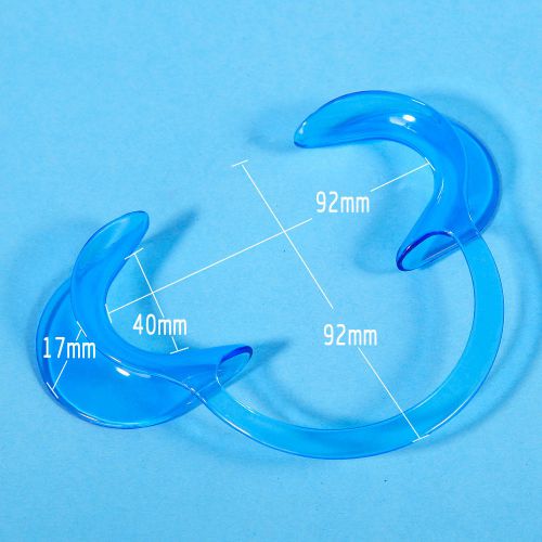 1x C shape Large Size Blue Dental Intraoral Oral Cheek Lip Retractor Openers