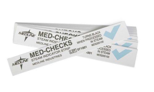 Med-check 4&#034; class 4 steam integrator strips, sterilizer test strips - 250/pk for sale