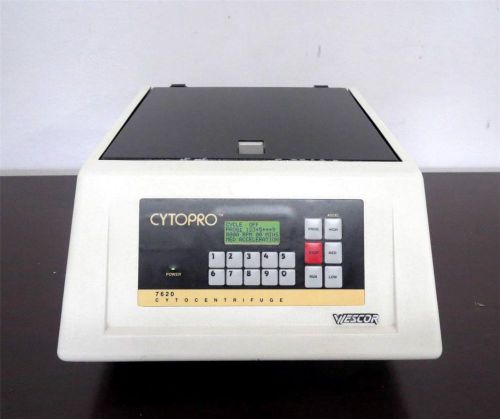 Wescor CytoPro 7620 Cytocentrifuge AC-060 CytoPro Rotor Centrifuge WARRANTY