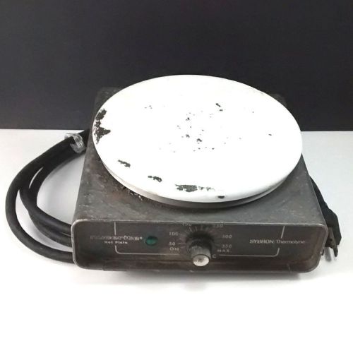 THERMOLYNE SYBRON MODEL HP-114158 HOT PLATE 600 Watts Porcelain Top