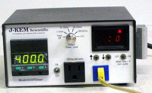 J-KEM SCIENTIFIC MODEL 210 TIMER THERMOCOUPLE UNIT