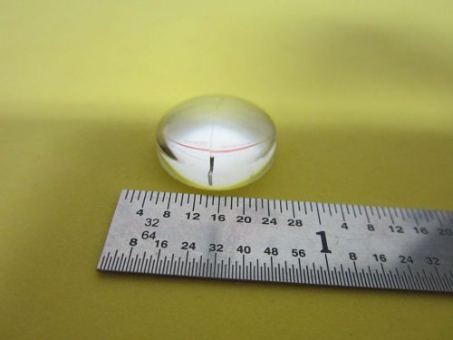 OPTICAL ASPHERIC LENS 18 mm DIAMETER  FL 15 mm LASER OPTICS BIN#D9-13-F