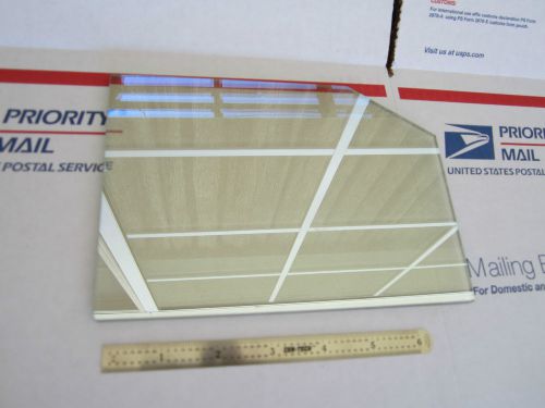 OPTICAL large coated glass plate truncated on corner LASER OPTICS DWR#1B iii