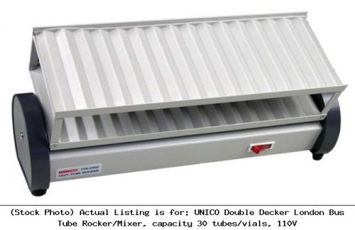 UNICO Double Decker London Bus Tube Rocker/Mixer, capacity 30 tubes/: L-TTR200D