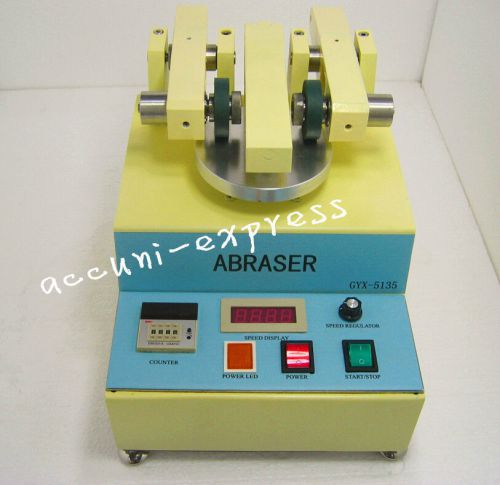 NEW Paint film Taber Abrasion Tester Taver Abraser Rotary Platform Abraser s