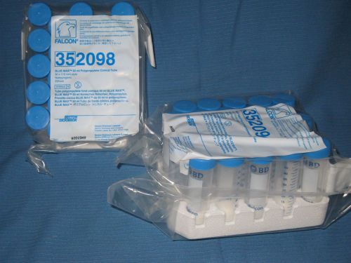 50 ml conical centrifuge tubes, sterile, 25 per rack for sale