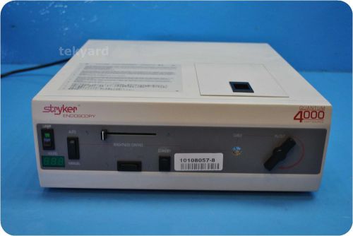 Stryker endoscopy 220-170-000 quantum 4000 automatic light source ! for sale