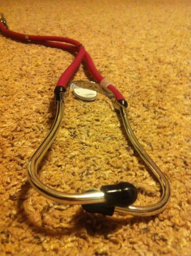 Cardiology Stethoscope stainless steel head piece prestige medical maroon