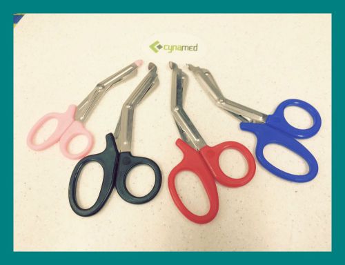 4 NEW PAIRS EMT BANDAGE SCISSORS TRAUMA SHEARS SURGICAL CYN INSTRUMENTS