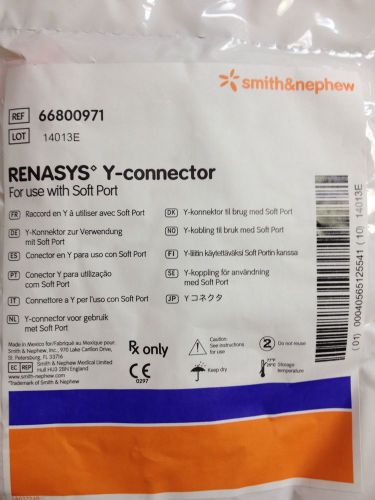 Y-connector renasys - use with soft port - smith &amp; nephew 66800971 for sale