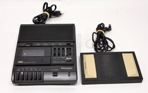 Panasonic RR-830 Dictation Transcriber Standard Cassette WIth Foot Controller