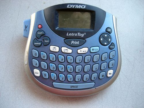 Used Dymo LetraTag Plus LT-100T Personal Label Maker w/warranty