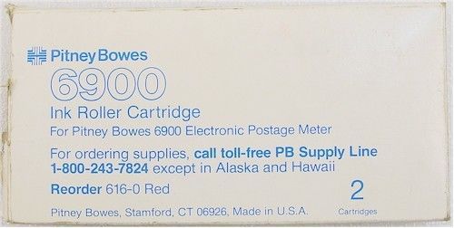 Genuine Pitney Bowes 6900 Ink Roller 616-0 ++FREE SHIP