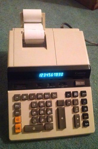 Canon CP1013D 10-Digit Commercial Desktop Printing Calculator w/ 5 New Rolls