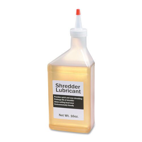 Hsm 314 shredder oil 16 oz. bottle 12/bt clear. sold as 16 ounce bottle for sale