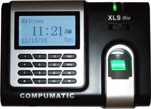 FACTORY REFURBISHED COMPUMATIC XLS BIO FINGERPRINT TIME CLOCK ONE YEAR WARRANTY