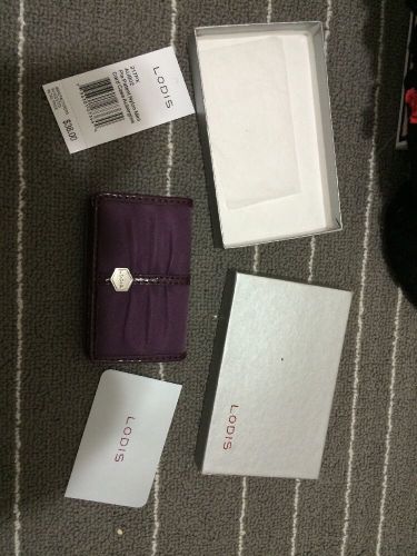 Lodis Business Card Holder Purple