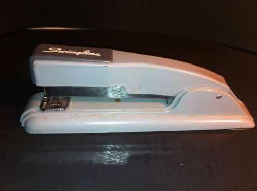 Vintage Swingline Stapler Gray 8.5&#034; Long Uses #4 Staples