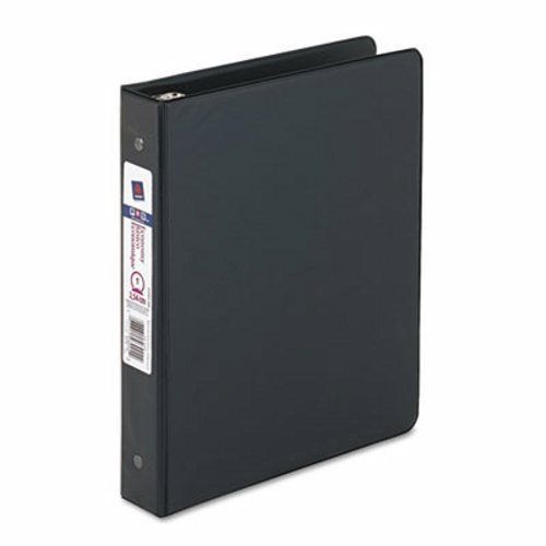 Avery Economy Round Ring Reference Binder, 1&#034; Capacity, Black (AVE03002)