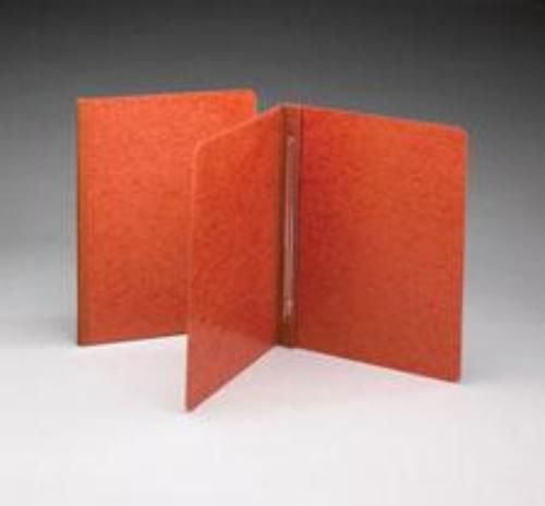 Smead Pressboard Binder Cover Tyvek Hinge With Fasteners Red