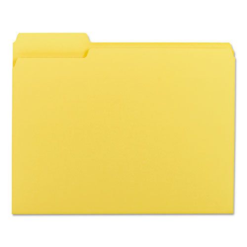 File Folders, 1/3 Cut Top Tab, Letter, Goldenrod, 100/Box