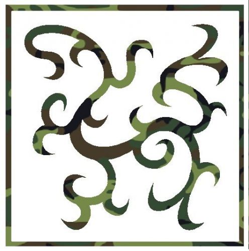 30 Custom Camo Vine Art Personalized Address Labels