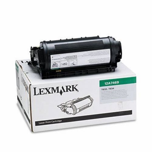 Lexmark 12a7469 extra high-yield toner, 32000 page-yield, black (lex12a7469) for sale