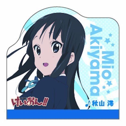 Memo Pad K-ON!! Akiyama Mio Ensky Die-cut Memo Pad Japan