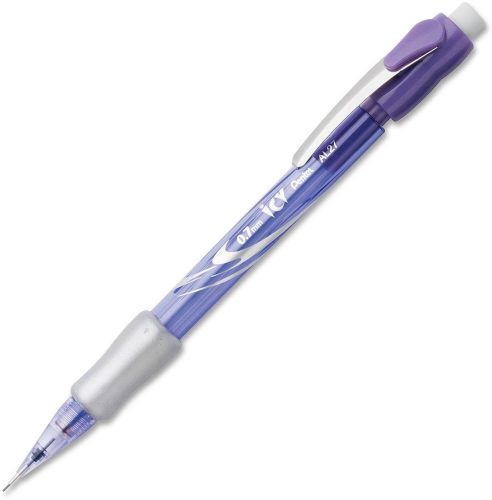 Icy Automatic Pencil 0.7mm Violet Barrel Box Of Large Eraser Hb Lead Al27tv