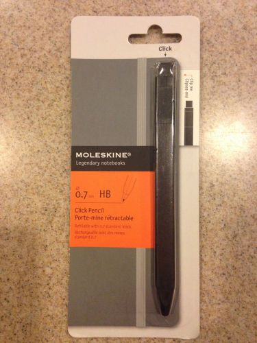 NEW MOLESKINE CLICK PENCIL 0.7mm HB RETRACTABLE LEAD PENCIL