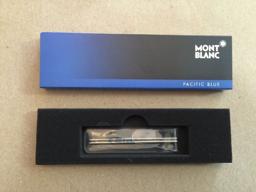 2 Montblanc Mozart  Ballpoint  Small Refill Pacific Blue 105157 BOX