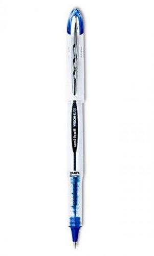 48 UNI-BALL VISION ELITE .8mm BLUE-BLACK ROLLERBALL PEN !