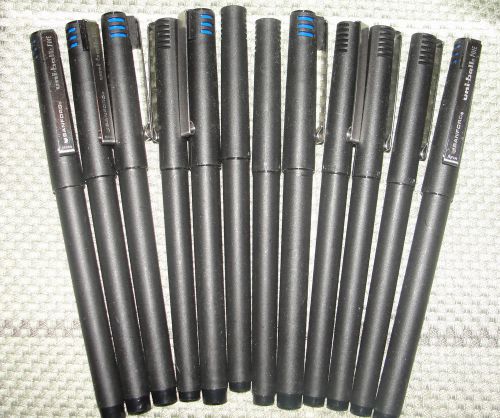 (12) Stanford Uni Ball Pen Blue Fine Tip