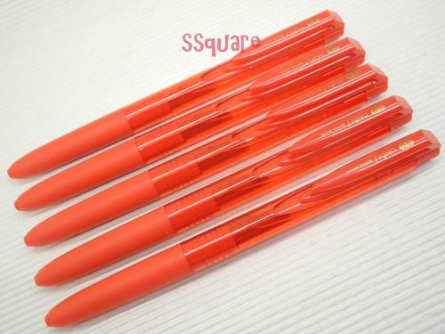 5 x Uni-Ball Signo RT UMN-155 0.5mm Retractable Rollerball Gel Pen, Red