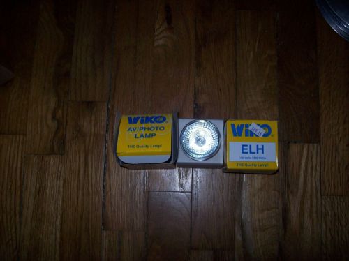 2 NOS ELH  PROJECTOR BULB/LAMP WICO 120V 300W