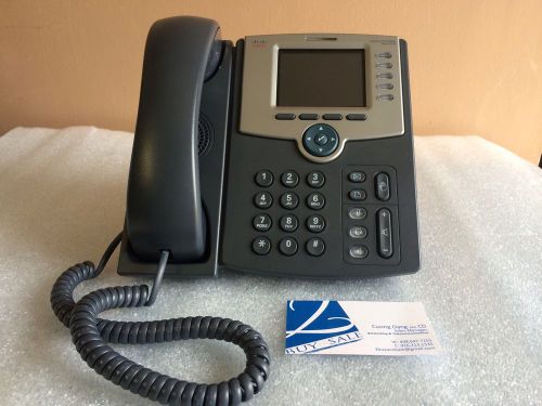 Cisco spa525g 5-line ip phone with color display phone poe qty+ for sale