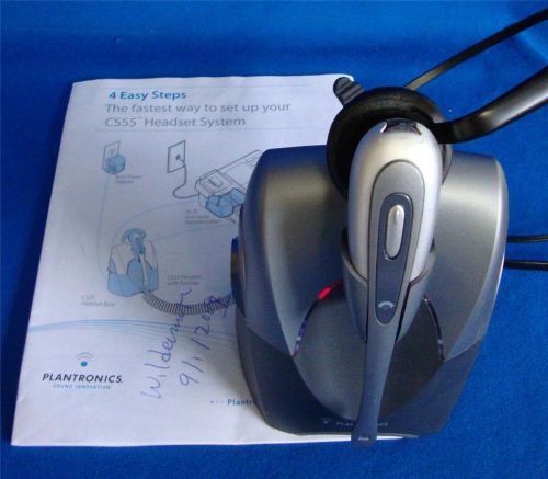 PLANTRONICS CS55 WIRELESS OFFICE HEADSET SYSTEM