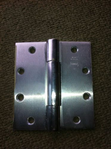 Set of 3 bommer hd door hinge 5&#034;x 4.5&#034; brushed look used 5&#034; for sale
