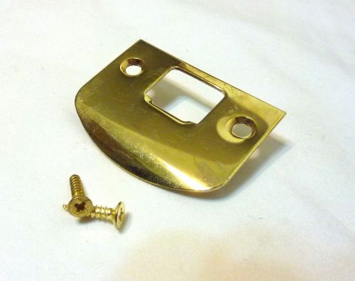 Gainsborough 2-1/4&#034; Full Lip Strike w/ 2 Screws POLISHED BRASS NEW!