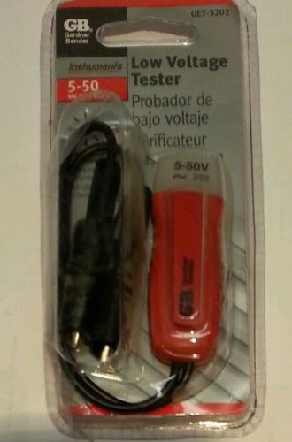 GARDNER BENDER-Low Voltage Tester 5-50V-FREE SHIPPING