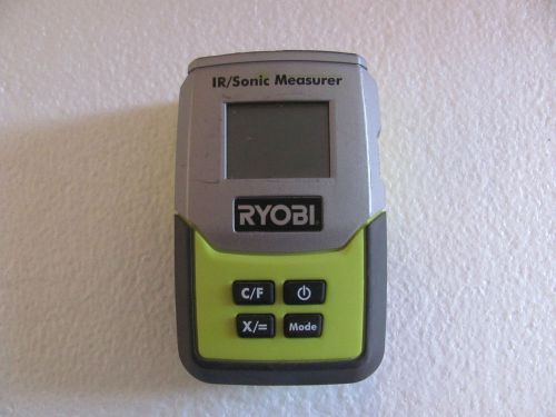 Ryobi 3 in 1 infrared thermometer,sonic distance measurer, laser pointer e49ir01 for sale